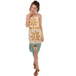 Nautical Elements Collection Waist Tie Cover Up Chiffon Dress