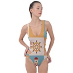 Nautical Elements Collection Side Cut Out Swimsuit