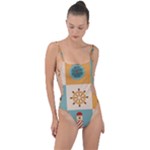 Nautical Elements Collection Tie Strap One Piece Swimsuit