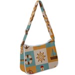 Nautical Elements Collection Zip Up Shoulder Bag