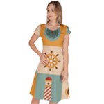 Nautical Elements Collection Classic Short Sleeve Dress