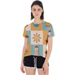 Nautical Elements Collection Open Back Sport T-Shirt