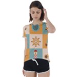 Nautical Elements Collection Short Sleeve Open Back T-Shirt