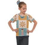 Nautical Elements Collection Kids  Mesh Piece T-Shirt