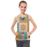 Nautical Elements Collection Kids  Sleeveless Hoodie