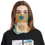Nautical Elements Collection Face Covering Bandana (Two Sides)