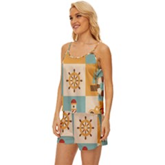 Satin Pajama Short Set 