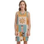 Nautical Elements Collection Kids  Basketball Mesh Set