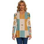 Nautical Elements Collection Long Sleeve Drawstring Hooded Top
