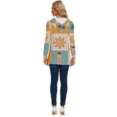 Long Sleeve Drawstring Hooded Top 