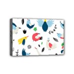 Vector Set Isolates With Cute Birds Scandinavian Style Mini Canvas 6  x 4  (Stretched)