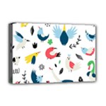 Vector Set Isolates With Cute Birds Scandinavian Style Deluxe Canvas 18  x 12  (Stretched)