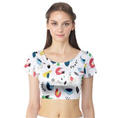 Short Sleeve Crop Top 