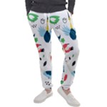 Vector Set Isolates With Cute Birds Scandinavian Style Men s Jogger Sweatpants