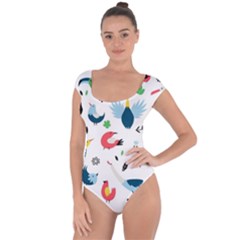 Short Sleeve Leotard  