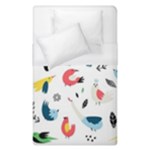 Vector Set Isolates With Cute Birds Scandinavian Style Duvet Cover (Single Size)