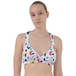 Vector Set Isolates With Cute Birds Scandinavian Style Sweetheart Sports Bra