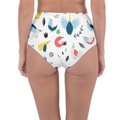 Reversible High-Waist Bikini Bottoms 
