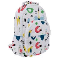 Rounded Multi Pocket Backpack 
