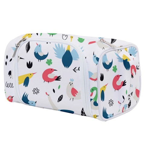 Vector Set Isolates With Cute Birds Scandinavian Style Toiletries Pouch from ArtsNow.com