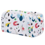 Vector Set Isolates With Cute Birds Scandinavian Style Toiletries Pouch