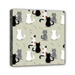 Cute Cat Seamless Pattern Mini Canvas 6  x 6  (Stretched)