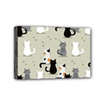 Cute Cat Seamless Pattern Mini Canvas 6  x 4  (Stretched)