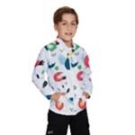 Vector Set Isolates With Cute Birds Scandinavian Style Kids  Windbreaker