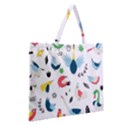 Zipper Large Tote Bag 