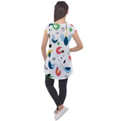 Cap Sleeve High Low Top 