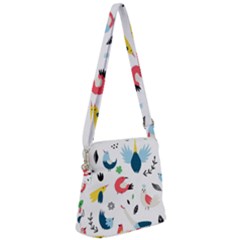 Zipper Messenger Bag 
