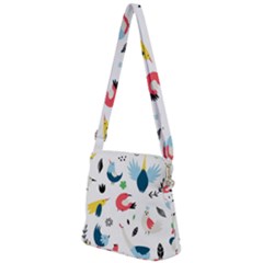Zipper Messenger Bag 