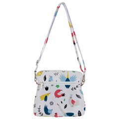 Zipper Messenger Bag 