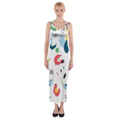 Fitted Maxi Dress 