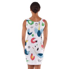 Wrap Front Bodycon Dress 