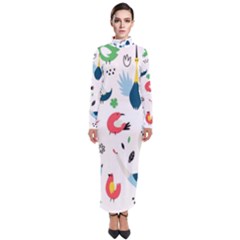 Turtleneck Maxi Dress 