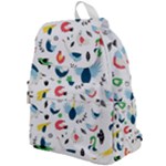Vector Set Isolates With Cute Birds Scandinavian Style Top Flap Backpack