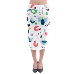 Midi Pencil Skirt 