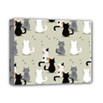 Cute Cat Seamless Pattern Deluxe Canvas 14  x 11  (Stretched)