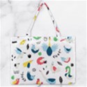 Zipper Medium Tote Bag Front