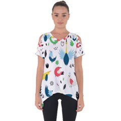 Cut Out Side Drop T-Shirt 