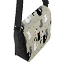 Flap Closure Messenger Bag (S) 