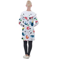 Longline Hooded Cardigan 
