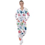 Vector Set Isolates With Cute Birds Scandinavian Style Women s Tracksuit