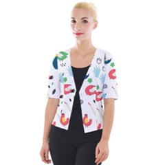 Cropped Button Cardigan 