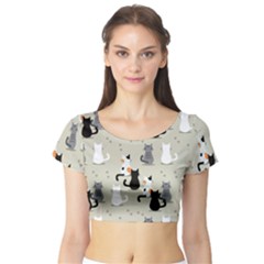 Short Sleeve Crop Top 