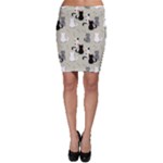 Cute Cat Seamless Pattern Bodycon Skirt