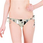 Cute Cat Seamless Pattern Bikini Bottoms