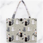 Cute Cat Seamless Pattern Mini Tote Bag