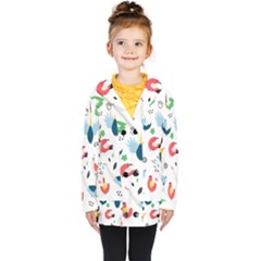 Kids  Double Breasted Button Coat 